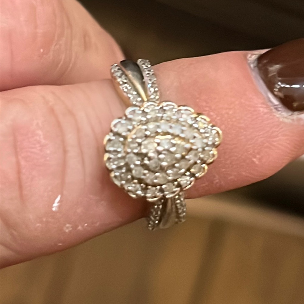Lj 925 diamond ring